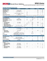 BPM15-050-Q12N-C Datasheet Page 15