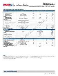 BPM15-050-Q12N-C Datasheet Page 16