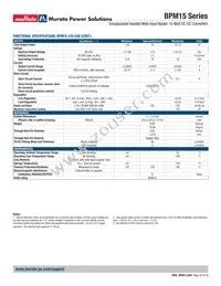 BPM15-050-Q12N-C Datasheet Page 20