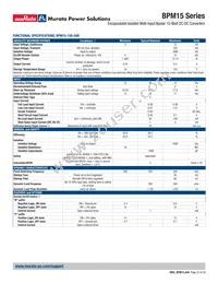 BPM15-050-Q12N-C Datasheet Page 22