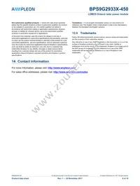 BPS9G2933X-450Z Datasheet Page 9