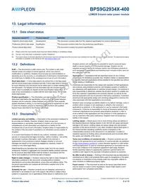 BPS9G2934X-400Z Datasheet Page 8