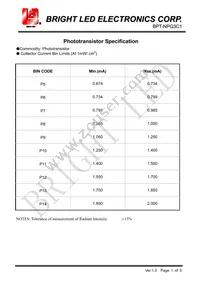 BPT-NPG3C1 Datasheet Page 5