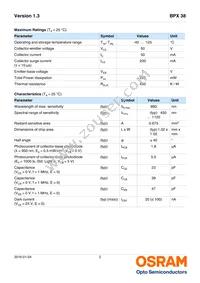 BPX 38-4 Datasheet Page 2