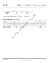 BR201 Datasheet Page 2