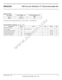 BR202 Datasheet Page 2
