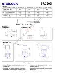 BR230D-290B2-28V-021M Datasheet Page 2