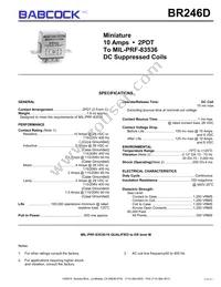 BR246D-320B3-28V-026M Datasheet Cover