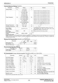 BR24G02F-3GTE2 Datasheet Page 2