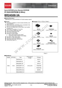 BR24G08-3A Datasheet Cover