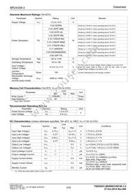 BR24G08FVM-3GTTR Datasheet Page 2