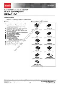 BR24G16-3 Datasheet Cover