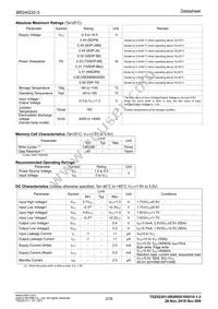 BR24G32-3 Datasheet Page 2