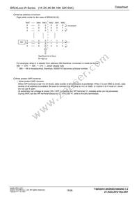 BR24L64-W Datasheet Page 18