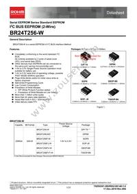 BR24T256-W Datasheet Cover