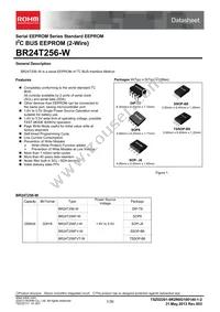 BR24T256FV-WE2 Datasheet Cover