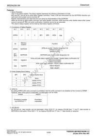 BR25A256FVT-3MGE2 Datasheet Page 12