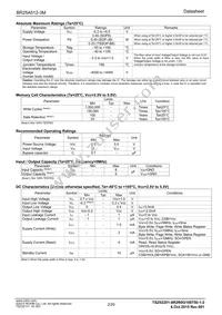 BR25A512FJ-3MGE2 Datasheet Page 2