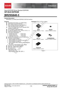 BR25G640F-3GE2 Datasheet Cover