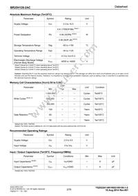 BR25H128FVT-2ACE2 Datasheet Page 2