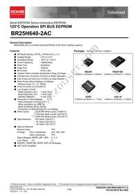 BR25H640F-2ACE2 Datasheet Cover