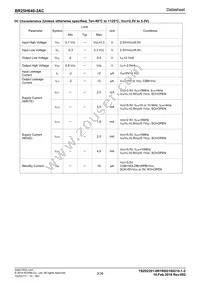 BR25H640F-2ACE2 Datasheet Page 3