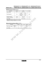 BR9016AF-WE2 Datasheet Page 3