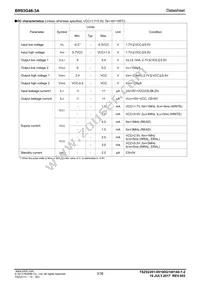 BR93G46-3A Datasheet Page 3