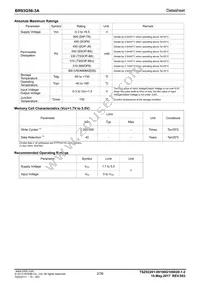 BR93G56-3A Datasheet Page 2