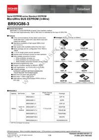 BR93G86-3 Datasheet Cover