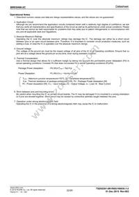 BR93H66RFJ-2CE2 Datasheet Page 22