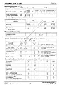 BR93H86RFJ-WCE2 Datasheet Page 2