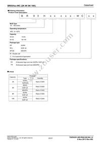 BR93H86RFJ-WCE2 Datasheet Page 22