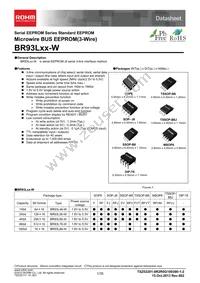 BR93L76FJ-WE2 Datasheet Cover