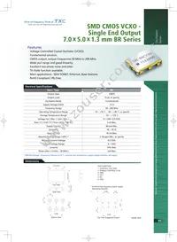 BRA2500003 Datasheet Cover