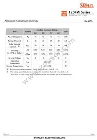 BRBG1204W-TR Datasheet Page 3