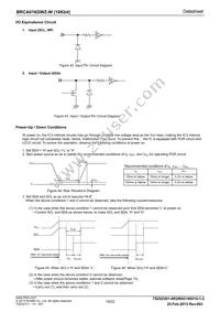 BRCA016GWZ-WE2 Datasheet Page 19