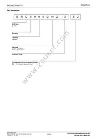 BRCB008GWZ-3E2 Datasheet Page 22