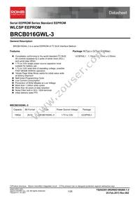 BRCB016GWL-3E2 Datasheet Cover