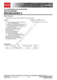 BRCB032GWZ-3E2 Datasheet Cover
