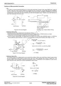 BRCC064GWZ-3E2 Datasheet Page 19