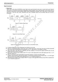 BRCE064GWZ-3E2 Datasheet Page 15