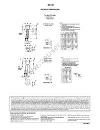 BS108ZL1G Datasheet Page 3