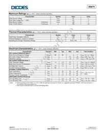 BS870-7 Datasheet Page 2