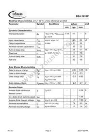BSA223SP Datasheet Page 3