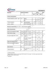 BSC052N03S G Datasheet Page 2