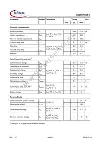 BSC079N03SG Datasheet Page 3