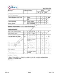 BSC106N025S G Datasheet Page 2