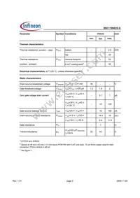 BSC119N03S G Datasheet Page 2