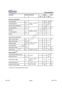 BSC152N10NSFGATMA1 Datasheet Page 3
